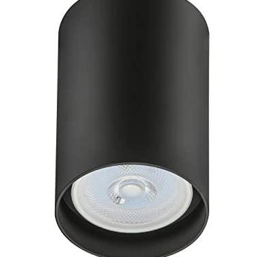 Imagem de Spot Sobrepor Luminária Teto Luz Direcional Par20 Preto 835