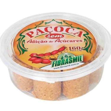 Imagem de Paçoca Sem Açúcar Fibrasmil 160g
