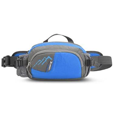 Imagem de Bolsa de cintura para esportes ao ar livre com suporte para garrafa de água para ciclismo corrida caminhada caminhada maratona pochete cinto de hidratação para homens e mulheres