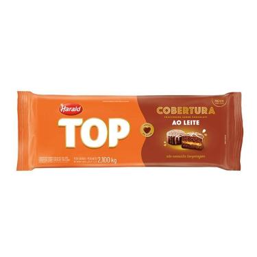 Imagem de Cobertura em Barra ao Leite - TOP - 2,100kg - 1 unidade - Harald - Riz