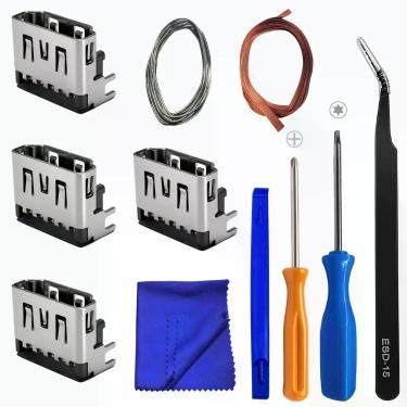 Imagem de Kit de Reparo e Substituição de Porta HDMI para PS5 Qzhasp - 4 Unidade