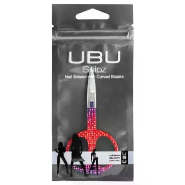 Imagem de Tesoura de Unhas Snipz com Lâminas Curvadas para Corte Preciso em Aço Inoxidável Preta Urban