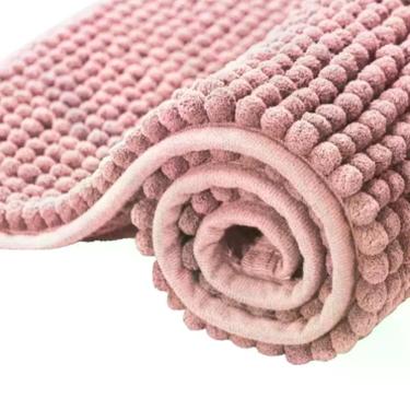 Imagem de Tapete Bolinha Emborrachado Texfine 100% Poliéster 65CM X 45CM Rosa Vilela Enxovais