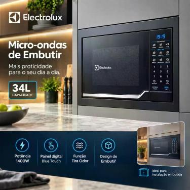 Imagem de Micro-ondas Electrolux Me3ep Preto 34l 127v, Preto, 110V