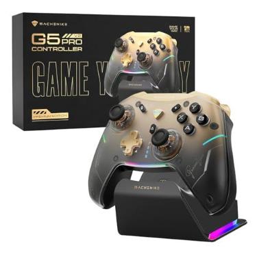 Imagem de Machenike G5Pro V2 1000HZ Wireless Gaming Controller for NS/PC/iOS/Android with Charging Dock (PE)