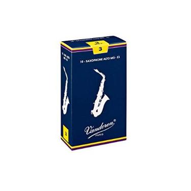 Imagem de Palheta Tradicional 3 para Sax Alto com 10 unidades embaladas individualmente - SR213