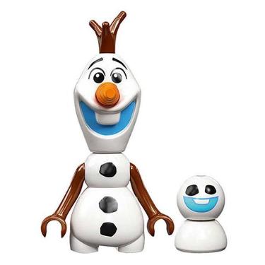 Imagem de Boneco desenho animação filme bloco de montar, OLAF