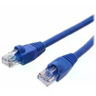 Imagem de Cabo de Rede Plus Cable Pc Eth5e Patch Cord Cat5e Azul 3 Metros