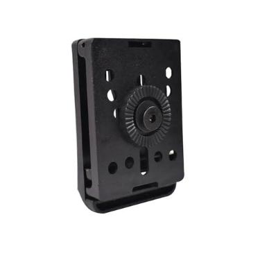Imagem de Adaptador de perna de queda ajustável com clipe de cinto com plataforma de montagem, adaptador de cobertura de perna de polímero para coldres e bolsas de revistas, preto (clipe de cinto)