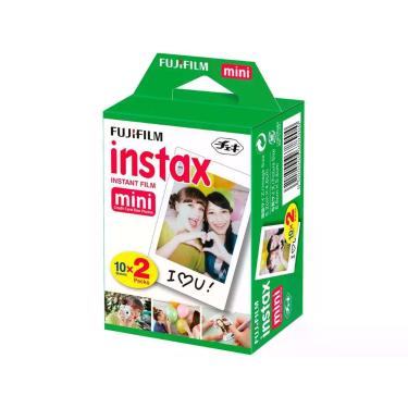 Imagem de Filme Instantâneo Fujifilm Instax Mini - Branco 20 Poses, 20