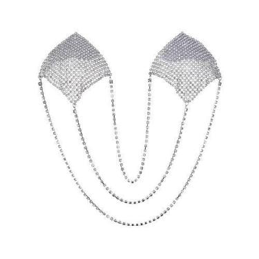 Imagem de Adesivos de Mamilo com Strass para Mulheres - Multicamadas, com Pingen