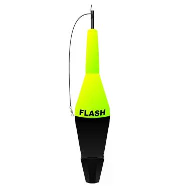 Imagem de Bóia Torpedo Pino Flash 82g Cor Amarelo - Jr Pesca, Amarelo
