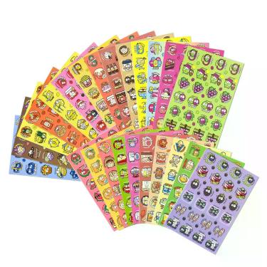 Imagem de Adesivos Scratch and Sniff VKPI 576 peças de frutas e alimentos