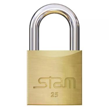 Imagem de Cadeado 25mm De Latão Maciço - 309 - Stam