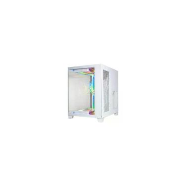 Imagem de Gabinete Gamer Aquário K-Mex Micro White III Cgw305 Branco