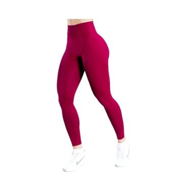 Imagem de Leggings Esportivas Sem Costura De Cintura Alta Para Mulheres Com Pain
