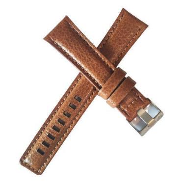Imagem de Pulseira Couro Legítimo Compatível Com Smartwatch Colmi P42 - Poolsy, 