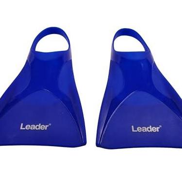 Imagem de Leader Glasses - Nadadeira Azul em Silicone – Alta Frequência, Flexível e Resistente – Ideal para Treinos de Natação e Mergulho Pé de Pato, Azul, P