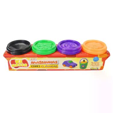 Imagem de Ki Massa - Kit com 4 Massinhas de 112g em Cores Clássicas II - Sunny B