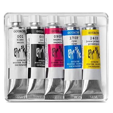 Imagem de Tinta Gouache Caran d’Ache Studio 5 Cores Tubos de 10ml