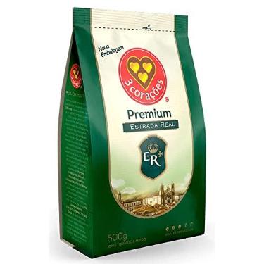 Imagem de 3 Corações Café Torrado E Moído Arábica E Robusta Estrada Real Premium Pacote 500G