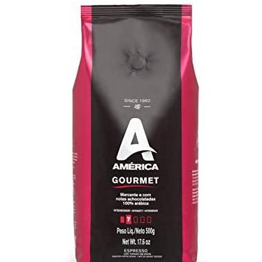 Imagem de Café Torrado em Grãos América Gourmet 500 g