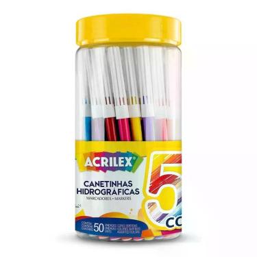 Imagem de Canetinha Hidrográfica 6905 50 Cores - Acrilex