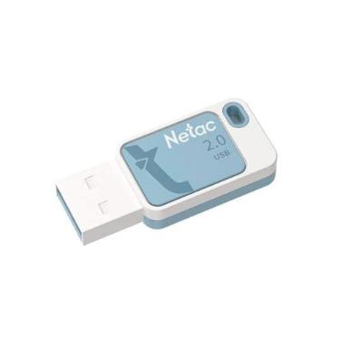 Imagem de PENDRIVE 16GB UA31 EM PLASTICO AZUL USB 2.0 NETAC NT03UA31N-016G-20BL