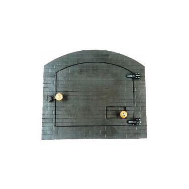 Imagem de Porta Forno Ferro Fundido P/ Pizza Dnadai 51x45cm - Rig Fundidos