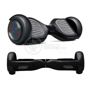 Imagem de Hoverboard Infantil Skate Elétrico Bluetooth - Preto Nº7