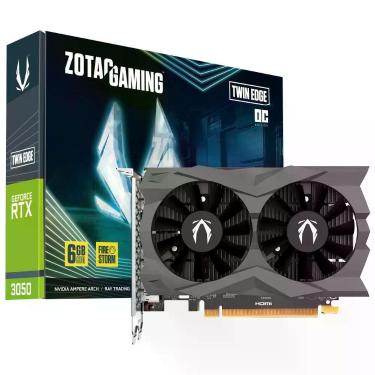 Imagem de Placa de Vídeo Gaming Twin Edge Oc Rtx3050 6gb Gddr6 com Ray Tracing e Dlss Zotac Zt-a30510h-10l