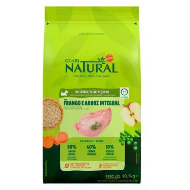 Imagem de Ração Guabi Natural Cães Sênior Raças Mini E Pequenas Frango e Arroz  