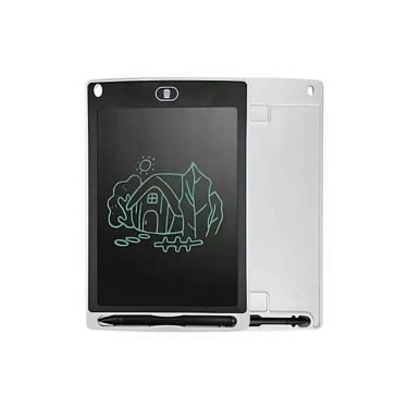 Imagem de Tablet Lousa Mágica Eletrônica 12" Pintura Anotações Sem Papel Desenhos Criativos Branco