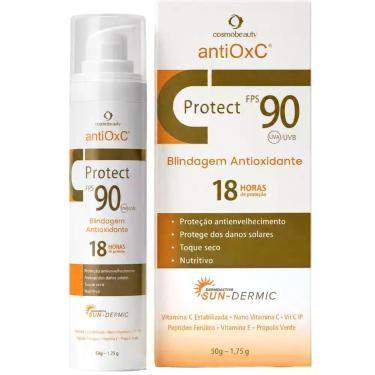 Imagem de Protetor Solar Facial Antiox C Protect FPS 90 Cosmobeauty 50g