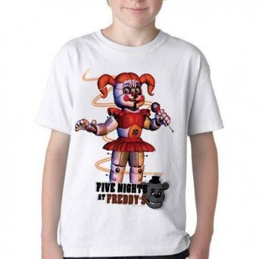 Imagem de Camiseta Infantil ou adulto  Five Nights at Freddy's Circusbaby Blusa 