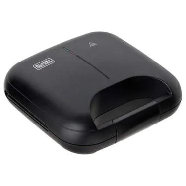 Imagem de BLACK+DECKER Grill Elétrico e Máquina de Waffle 2 em 1, Sanduicheira Grill com Chapas Antiaderente, Ideal para Waffles, Carnes e Outros Alimentos, Modelo GW750, 110V