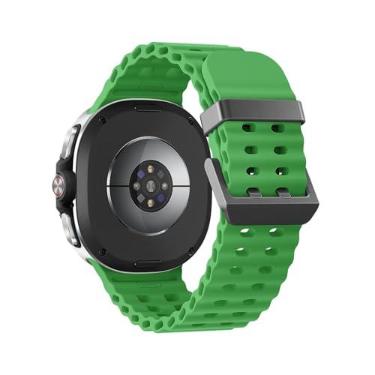 Imagem de Pulseiras esportivas Ocean compatíveis com Samsung Galaxy Watch 8 de 40 mm e 44 mm/8 Classic de 46 mm, sem lacunas, para Galaxy Watch 8 Classic/ 8 para homens e mulheres