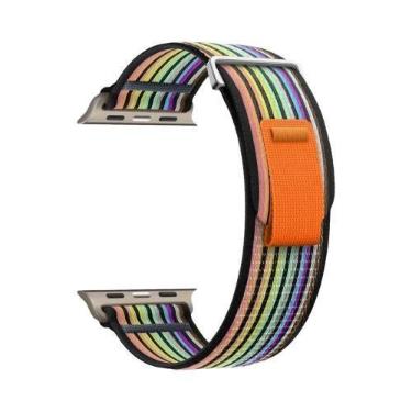 Imagem de Pulseira De Nylon Trail Loop De 49mm Para Apple Watch Ultra 2 42/46mm 