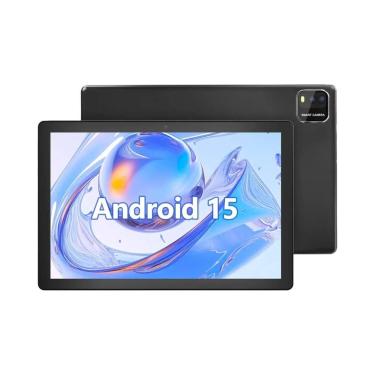 Imagem de Tablet Android 15 De 10,1 Polegadas Com Processador Quad-Core, 12GB De