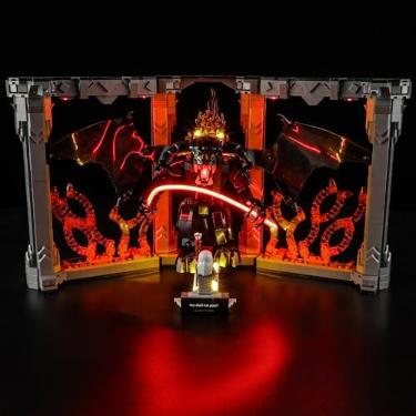 Imagem de GEAMENT LED Light Kit Compatible with Lego Balrog Book Nook Building Blocks Model - Lighting Set for Icons 10367 (Model Set Not Included)