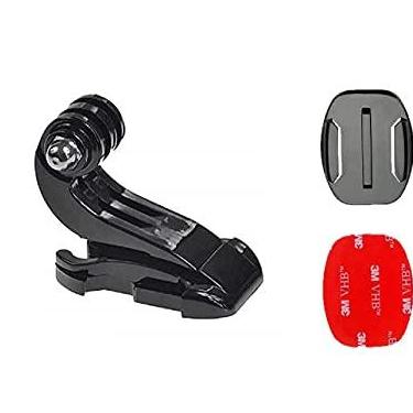 Imagem de Fivela engate rápido J-hook com adesivo 3M para cameras de ação