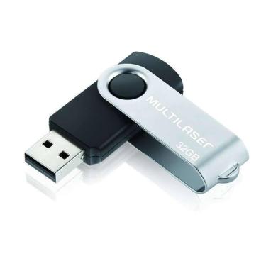 Imagem de Pendrive Multilaser Twist Preto 32gb - Eletronica Castro