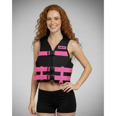 Imagem de Colete Flutuador Simetria Spectrum, Rosa, GG (Até 110Kg)