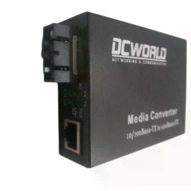 Imagem de Conversor de Mídia DCWorld Fast DX SM 20KM - 2Flex