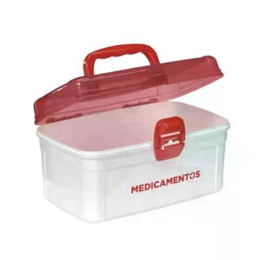 Imagem de Frasqueira medicamentos vermelha 2,8l - nitronplast