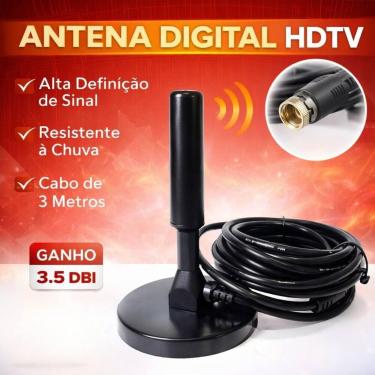 Imagem de Antena TV Digital KA-1097 Sinal HD - Rick Imports
