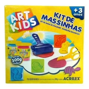 Imagem de Kit Massinha de Modelar Art Kids Carimbos 40007 - Acrilex