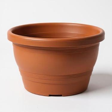 Imagem de Vaso Plástico Cuia Modelo Veneza 1,2 Litros Colorido Para Jardim Vertical, Decoração Rosa do Deserto, Samambaia (Cerâmica, 50 Unidades)