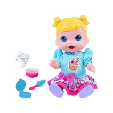 Imagem de Boneca Babys Collection Comidinha - com Acessórios Super Toys, Colorid