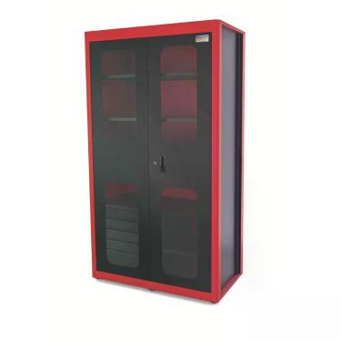 Imagem de Armário Vertical para Ferramentas 2 Portas com Visores e 5 Gavetas Tra